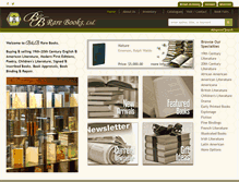 Tablet Screenshot of bbrarebooks.com